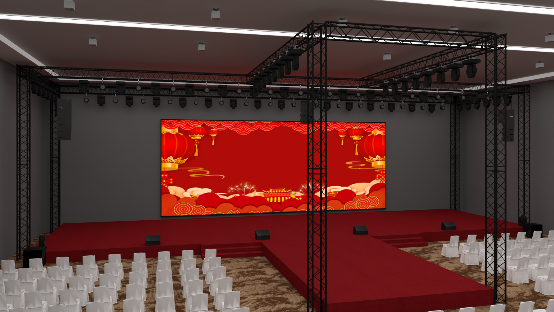 室內(nèi)大型演出（600-800m2）