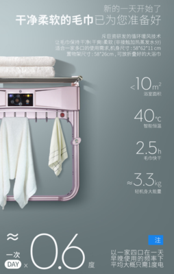 金碩佳品智能毛巾架 科技與舒適生活的完美融合